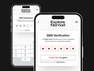 SMS Verification Page banking app sms sms verification page verification verification bank verification banking verification code