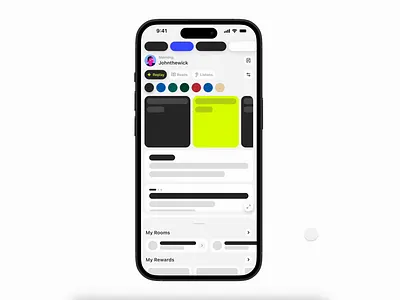 Concept Navigation, Autograph App daily ui designinspiration minimaldesign mobile ui navigationui productdesign prototype web design web3design wireframe