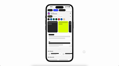 Concept Navigation, Autograph App daily ui designinspiration minimaldesign mobile ui navigationui productdesign prototype web design web3design wireframe