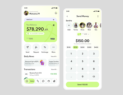 Finance App - Bankify appdesign casestudy figma figmadesign financeapp minimal productdesign ui userexperience userinterface ux uxui