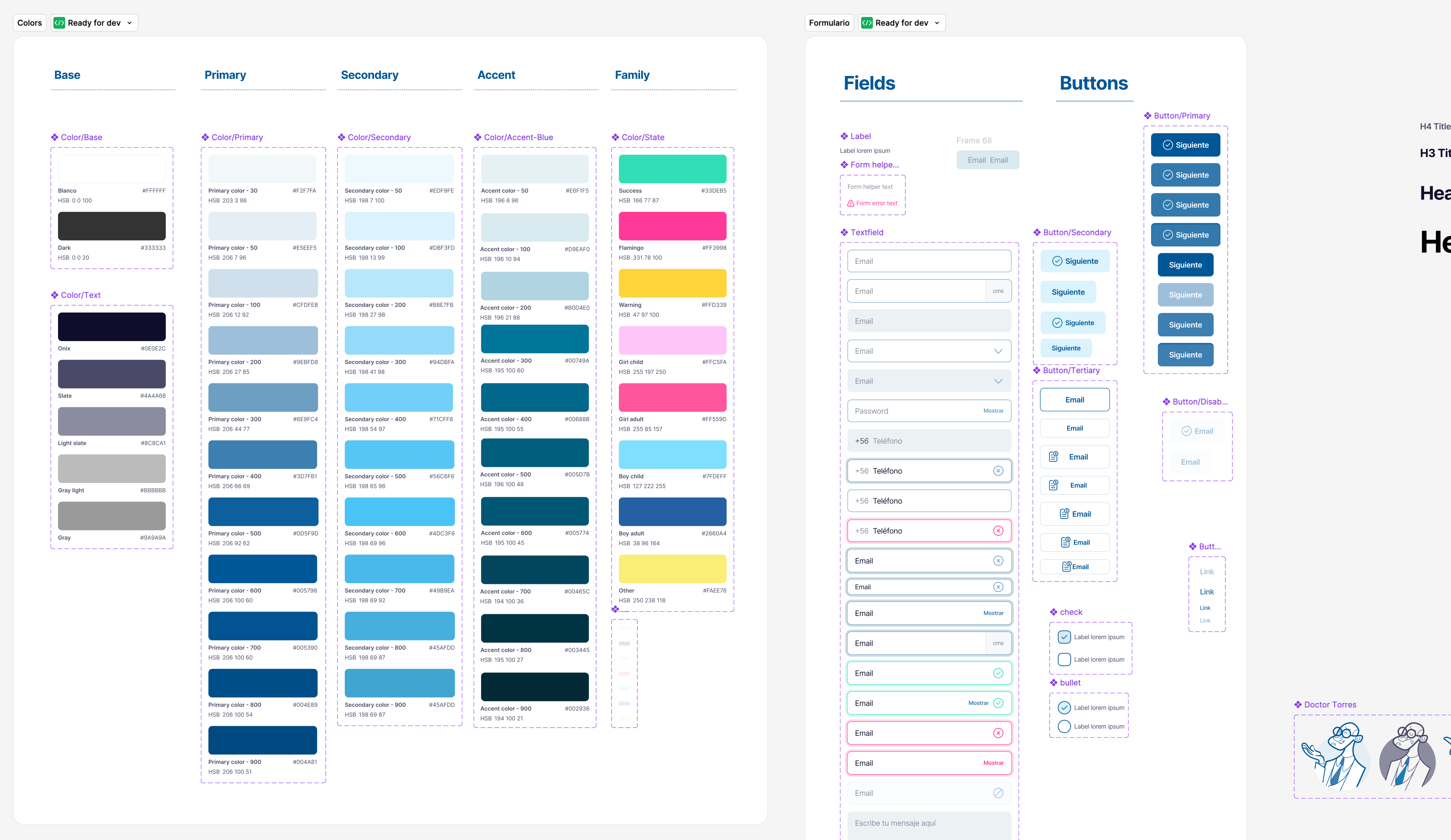 Extracto del Design System