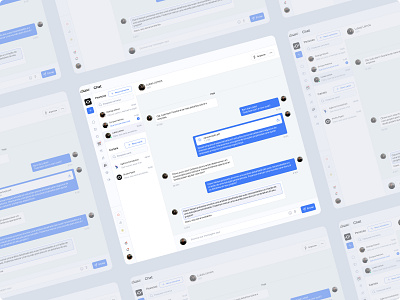 Chat - NAMTAB chat design ui ux web