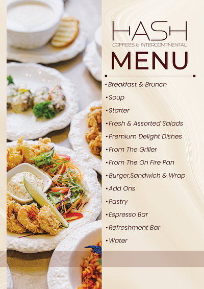 Restaurant Menu Design, Hash Menu Design bar menu design drink menu design food menu design graphic design hash menu menu menu design restaurant menu design