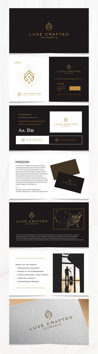 luxury travel agency logo brandguide minimalist moodboard design graphic design logo logo inspiration luxury travel logo memorable logo travel agent logo travel logo ui