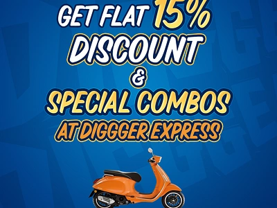 Pizza Combo and Discount Design For Diggger combo discount graphic design pizza pizza creative design pizza design ideas pizza social media design special combos