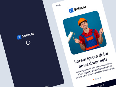 Onboarding - Selacor design mobile onboarding ui ux