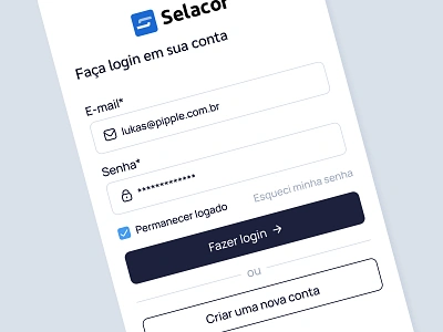 Login & Sign In- Affiliate Mobile App | Selacor design login mobile ui ux