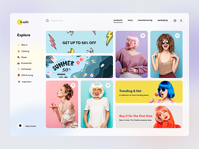 Wigs - Ecommerce Website UI admin panel dashboard dashboard design dashboard ui design hair style homepage product design saas dashboard ui concept ui design web web design web page wig