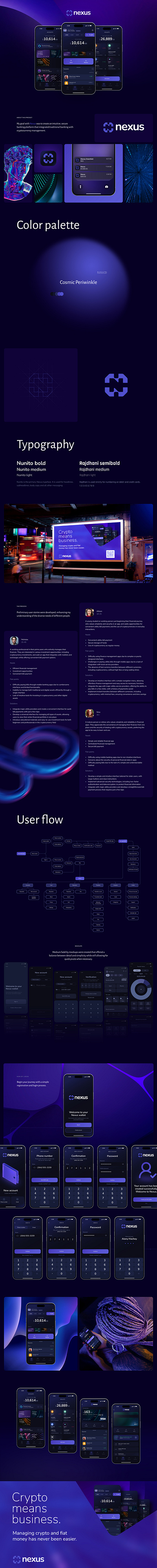 Nexus Banking app branding design digital product graphic design illustration logo ui ux