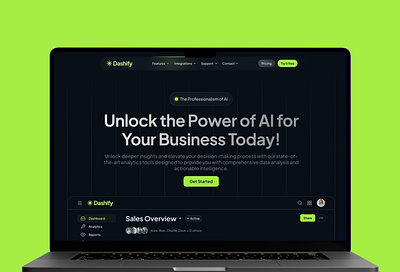 SaaS Product Landing Page UI Design graphic design landing page landing page design saas ui ui design ux design web design