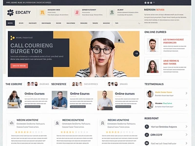 Penn - Education & Online Course HTML Template education empltes graphic design illustration