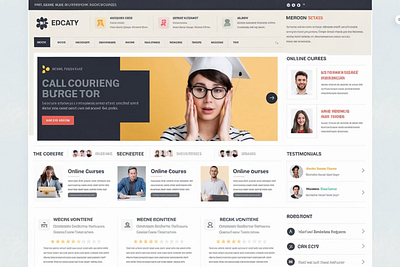 Penn - Education & Online Course HTML Template education empltes graphic design illustration