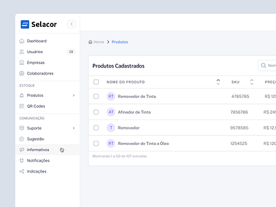 Products - Selacor design products ui ux web