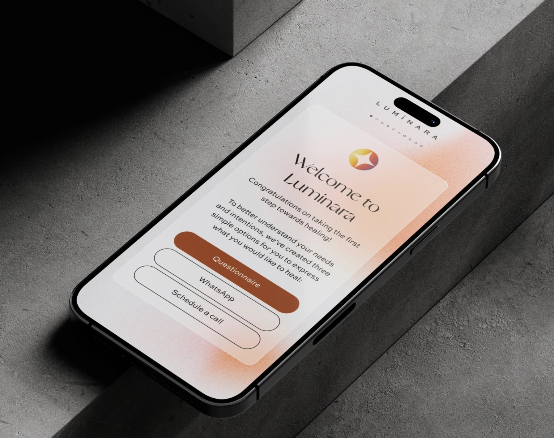Mental health application design