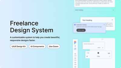 Freelance Design System branding design design kit design system ui ux