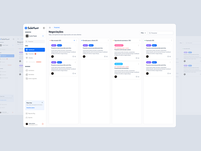 Kanban - SaleHunt design kanban ui ux web