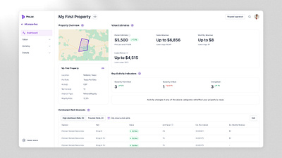 Pecan Estimate Web App Dashboard