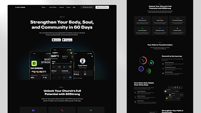 SixtyStrong Challenge App Marketing Site