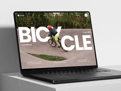 Jumbe - Bicycle eCommerce Landing Page bicycle bike community design ecommerce elementor framer landing lifestyle online page product shop ui webflow website wordpress