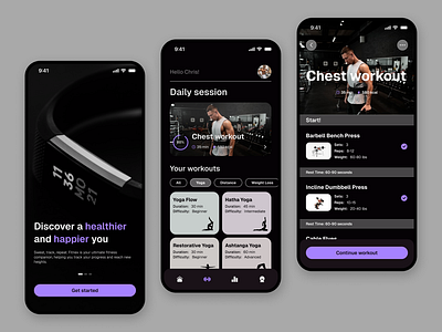 Fitness Mobile App Concept fitness fitness app fitness application fitness design fitness mobile app fitness product design fitness tech fitness ui design gym mobile design mobile app mobile app design mobile design mobile gym design product design product design ux ui product fitness ui ui design ux ux design