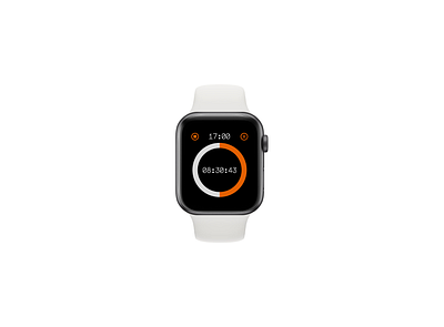 UI of the Week - Countdown Timer (Apple Watch) graphic design ui