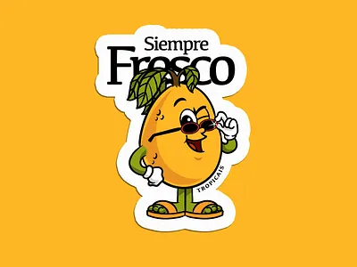 Passion Fruit Character character design funny illustration passion fruit sticker