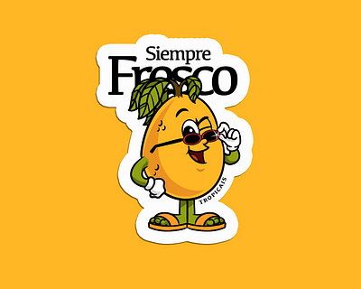 Passion Fruit Character character design funny illustration passion fruit sticker