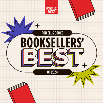 Booksellers' Best of 2024 graphic design typography