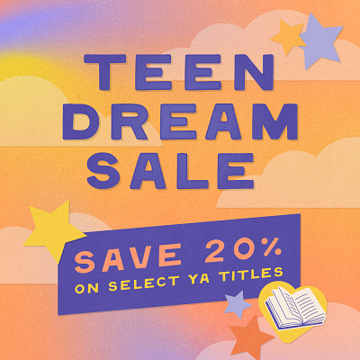 YA Novel Sale graphic design