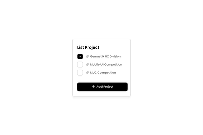 Minimal To-Do List Component 🎯 card design list minimalism monochrome simple to do to do list ui uiux ux