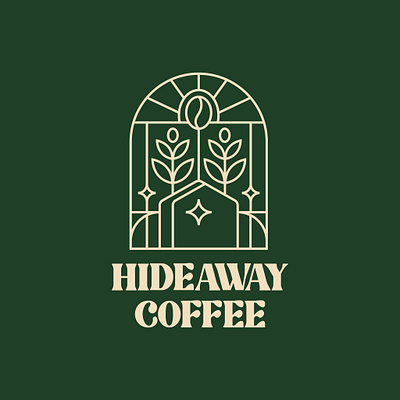 [LOGO DESIGN] HIDE AWAY COFFEE 3d animation branding design graphic design illustration logo motion graphics vector