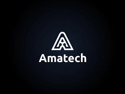 Amatech logo/ A a alphabet brand identity branding business logo company logo design icon letter a logo logo design logos saas tech logo technology web3