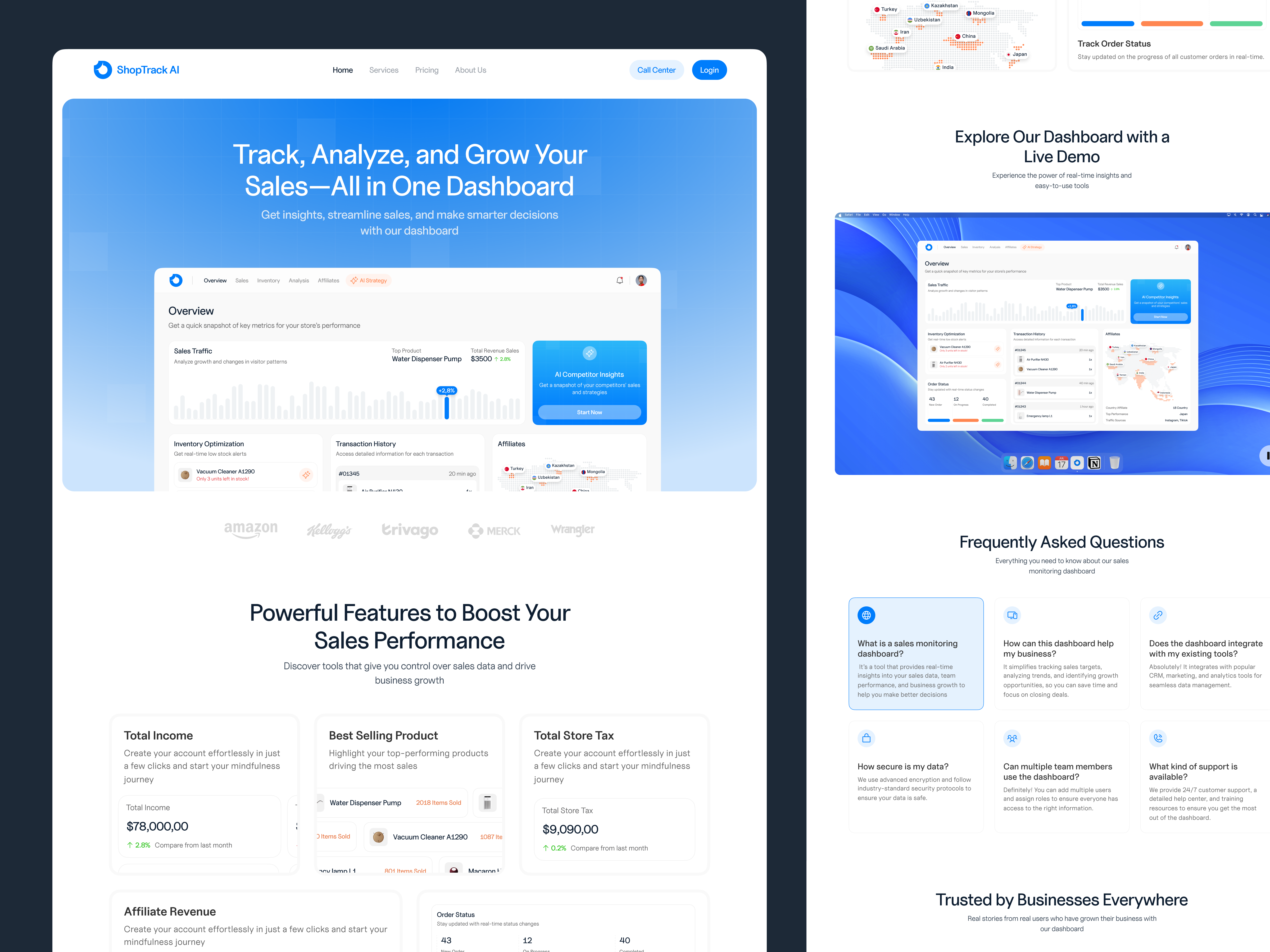 Example of High Converting Landing Page Design