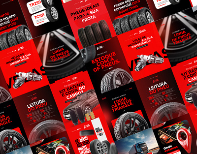 Social Media Poster Design branding car car service company branding flyer graphic design illustrating motion graphics poster social media tire