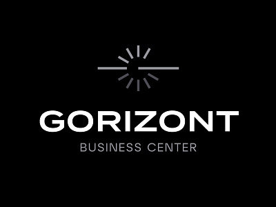 HORIZON branding business businesscenter graphic design horizon logo rays sun