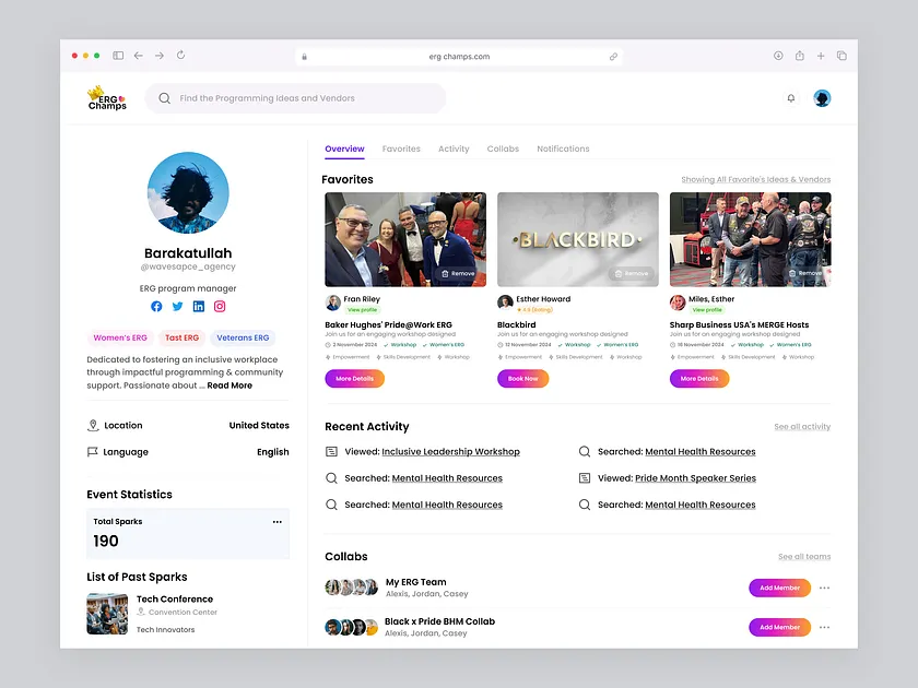 Profile Dashboard designs, themes, templates and downloadable graphic ...