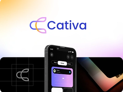 Cativa – Connecting Minds, Sharing Innovations brand book brand design brand guideline branding business branding c design digital branding elegant graphic design logo design modern produck branding visual branding visual identity