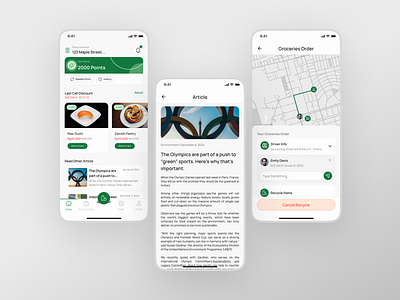 Wastless - A Fight Food Waste Mobile Design android design app case study clean delivery design figma design food food delivery food waste food waste app go green ios design live safer live safer app mobile mobile design pixel perfect ui waste