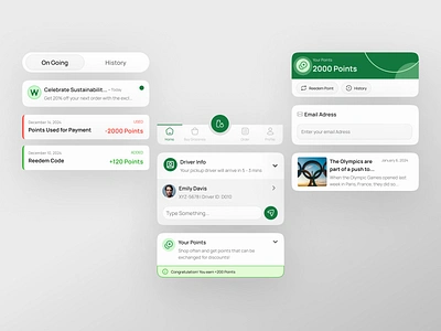 Wastless - A Fight Food Waste Mobile Design (Component) android design app card case study clean component delivery design figma design food food delivery food waste food waste app go green green app ios design mobile design ui ui component ui design