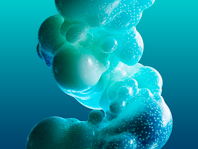 Liquid Elegance 3D Design 3d abstract bubbles aquatic vibes artistic flow bubble calm aesthetic clean design colors creative creative form design fluid design glowing forms liquid minimalistic 3d modern blue modern visuals organic shapes vibrant blue water inspired