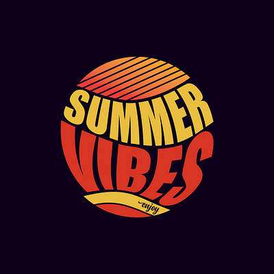 Summer Vibes | T-shirt bitch branding enjoy graphic design hot logo summer summer vibes t shirt tshirt