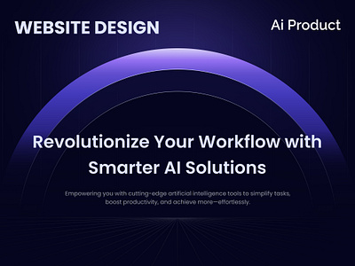 AI product Landing Page ai animation artificial intelligence design figma graphic design illustration landing page logo modern product design technology ui user interface ux web design web page