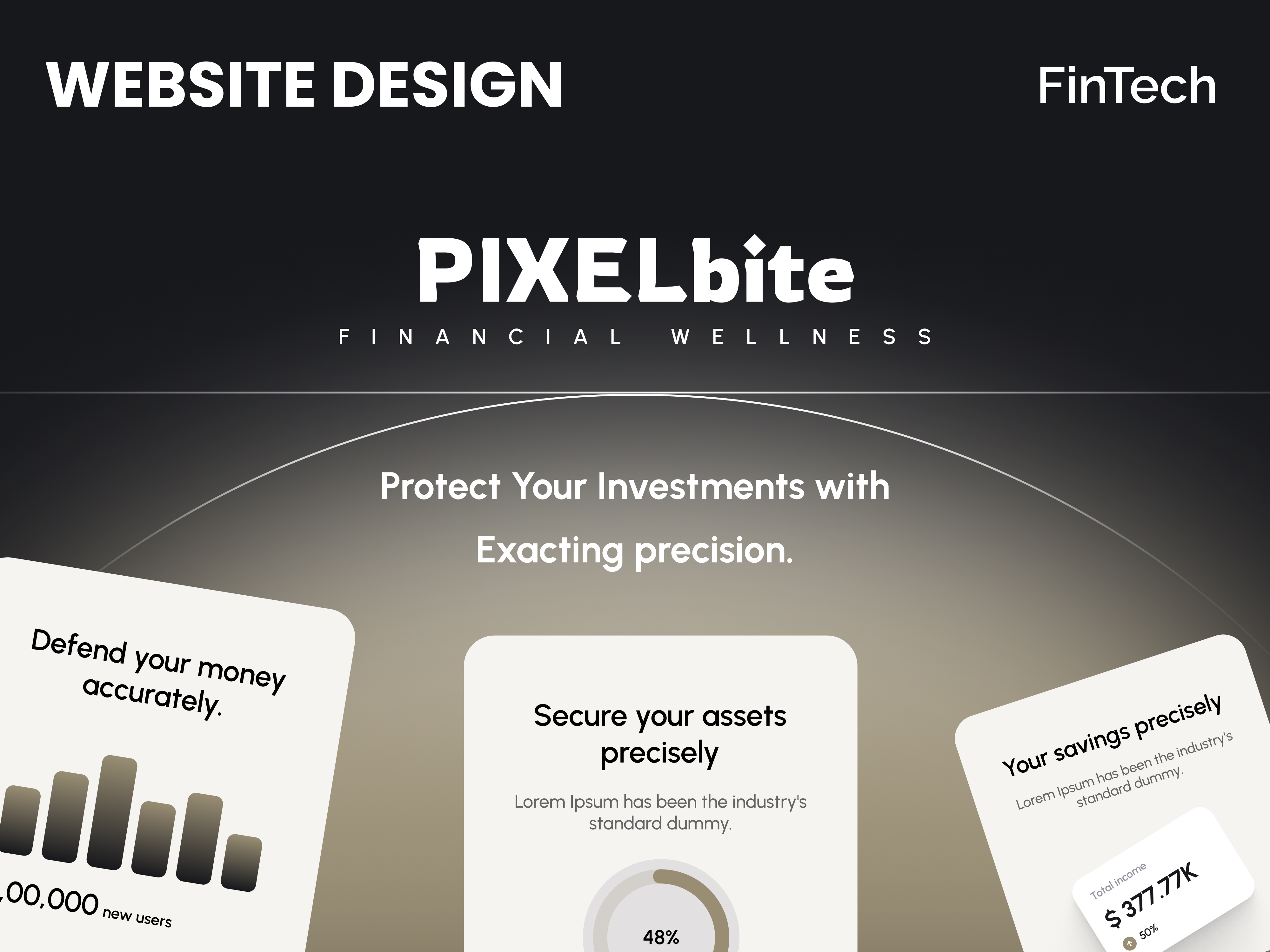 FinTech Landing Page ai animation artificial intelligence design figma finance fintech graphic design illustration landing page logo modern technology ui ux vector web design web page