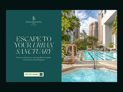 Four Seasons Hotel Splash Screen Design branding elegant figma hotel luxury productdesign reponsive splashscreen stock typography ui uidesign uiux webdesign website