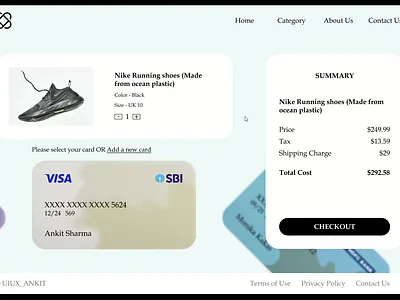 Checkout Page New Concept card selection checkout checkout page credit card e commerce ecommerce map payment ui user experience user flow user flow mapping user interface user interface designing user journey user journey mapping user research ux ux designing web checkout