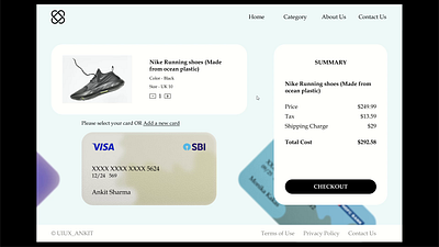 Checkout Page New Concept card selection checkout checkout page credit card e commerce ecommerce map payment ui user experience user flow user flow mapping user interface user interface designing user journey user journey mapping user research ux ux designing web checkout