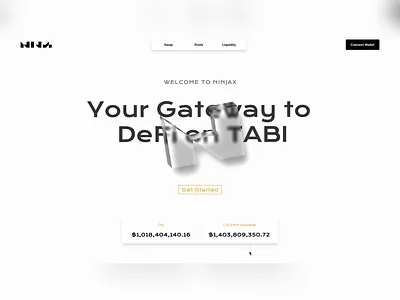 NINJAX - Web3.0 Defi UI&UX Design design graphic design ui ux