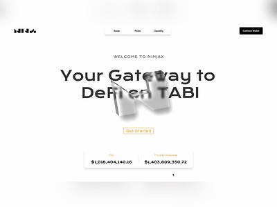 NINJAX - Web3.0 Defi UI&UX Design design graphic design ui ux