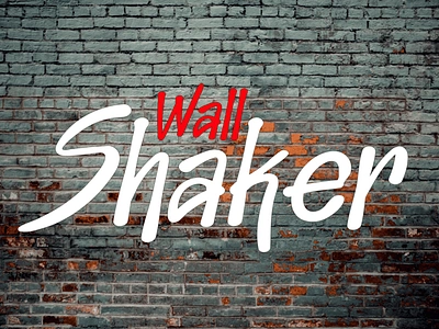 Wall Shaker – Graffiti Font youthful