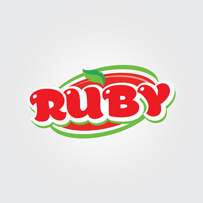 RUBY - juicy and crispy brand brand designer branding graphic designer juice juice package juicy logo logo designer logo identity logos nature nature logo package package designer